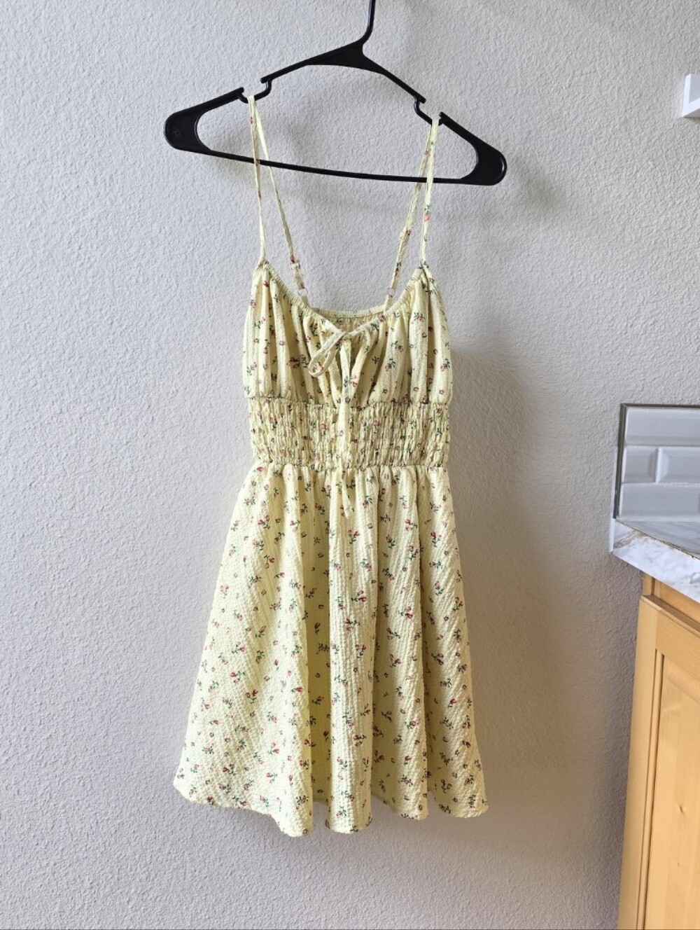 Floral Yellow 'Milk Maid' Dress